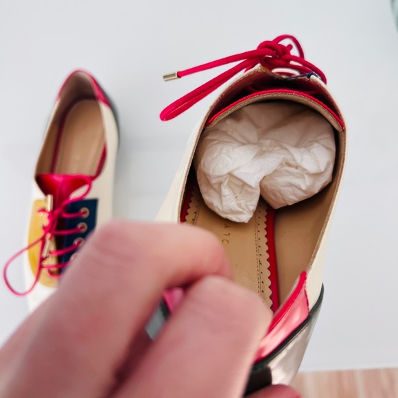Charlotte Olympia colorblock Brogue Oxford Derby - Picture 4 of 5